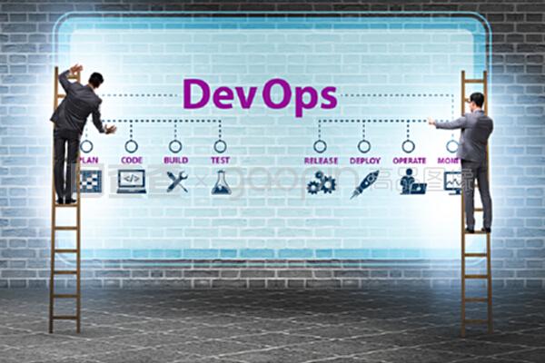 devOps軟件開發它的概念。